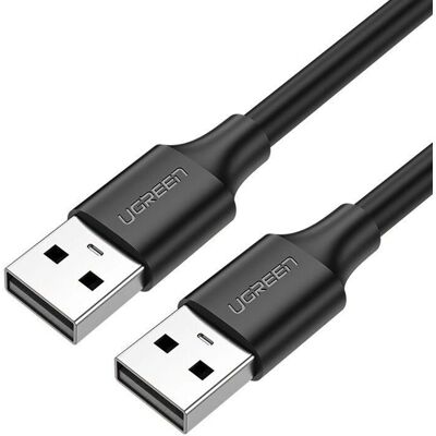 UGREEN USB-A-tól USB-A 2.0 Kábel 0,5m - Fekete UGREEN USB-A-tól USB-A 2.0 Kábel 0,5m - Fekete