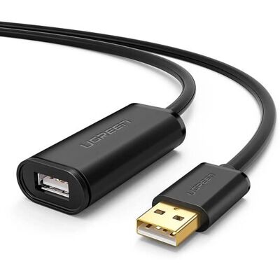 Ugreen 10324 Kabel USB - Przedłużacz USB 2.0 - 20m - Czarny Ugreen 10324 Kabel USB - Przedłużacz USB 2.0 - 20m - Czarny