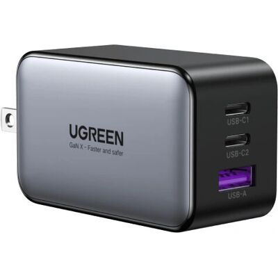 Carregador GaN Ugreen CD244 65W - Carregamento Rápido, Múltiplas Portas Carregador GaN Ugreen CD244 65W - Carregamento Rápido, Múltiplas Portas