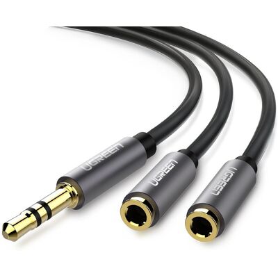 Ugreen Divisore audio - stereo 3,5mm, 20cm Ugreen Divisore audio - stereo 3,5mm, 20cm