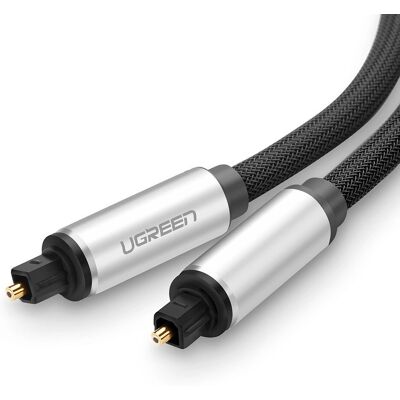 Ugreen Audiokabel - 3m TOSLINK Schwarz - Audiokabel Ugreen Audiokabel - 3m TOSLINK Schwarz - Audiokabel