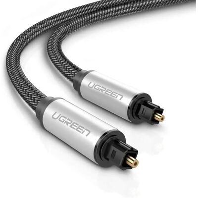 Cavo audio ottico Ugreen - 1,5m Grigio - Support digitale TOSLINK Cavo audio ottico Ugreen - 1,5m Grigio - Support digitale TOSLINK