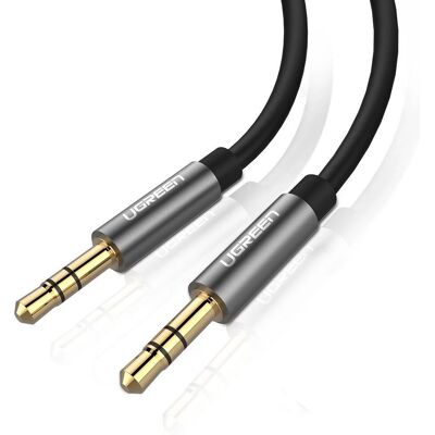 Ugreen 3,5mm AUX Kabel - 3M Schwarz - Audió Kabel Ugreen 3,5mm AUX Kabel - 3M Schwarz - Audió Kabel