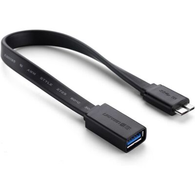 Ugreen 10801 USB-kábel - Micro-USB B a USB A - Fekete Ugreen 10801 USB-kábel - Micro-USB B a USB A - Fekete