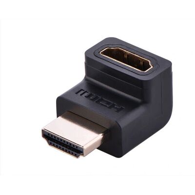 Ugreen HDMI Adapteri - 4K UHD, Kultauksella, Oikea Kulma - HDMI Adapteri Ugreen HDMI Adapteri - 4K UHD, Kultauksella, Oikea Kulma - HDMI Adapteri