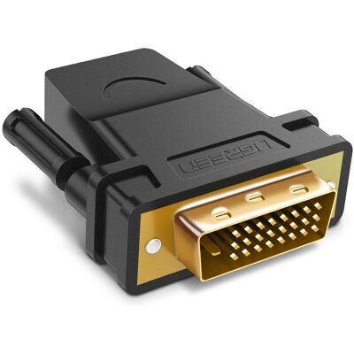 Ugreen DVI zu HDMI Adapter - Schwarz - Full HD - Bidirektional Ugreen DVI zu HDMI Adapter - Schwarz - Full HD - Bidirektional