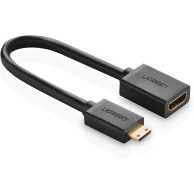 Ugreen 20137 Mini HDMI to HDMI Adapterkabel - 4K 60Hz Ugreen 20137 Mini HDMI to HDMI Adapterkabel - 4K 60Hz
