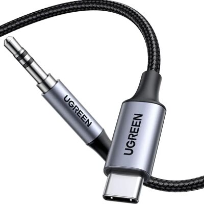 Ugreen USB C zu 3,5 mm Audiokabel - Schwarz Ugreen USB C zu 3,5 mm Audiokabel - Schwarz