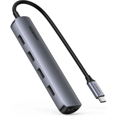 Ugreen 20197 Laptop Dockingstation - Multiport USB-C Hub mit HDMI 4K & 4 USB 3.0 Ports Ugreen 20197 Laptop Dockingstation - Multiport USB-C Hub mit HDMI 4K & 4 USB 3.0 Ports