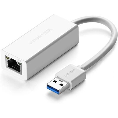 UGreen USB 3.0 Gigabit Ethernet Adapter - Netzwerkadapter, Weiß UGreen USB 3.0 Gigabit Ethernet Adapter - Netzwerkadapter, Weiß