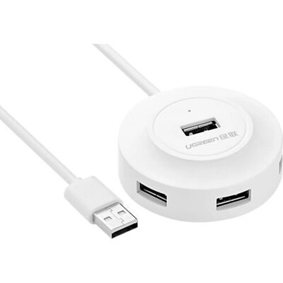 Ugreen 20270 USB 2.0 4-Port Hub Weiß Ugreen 20270 USB 2.0 4-Port Hub Weiß