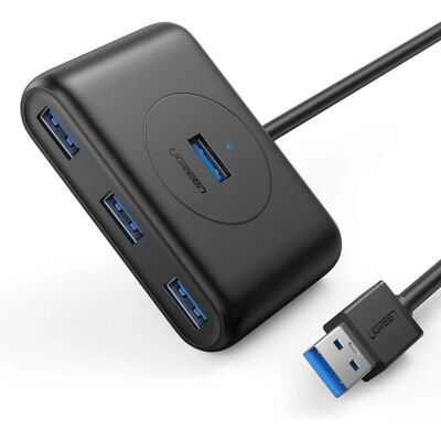 Ugreen 20290 USB-Hub - 4 Ports, USB 3.0, Schwarz Ugreen 20290 USB-Hub - 4 Ports, USB 3.0, Schwarz