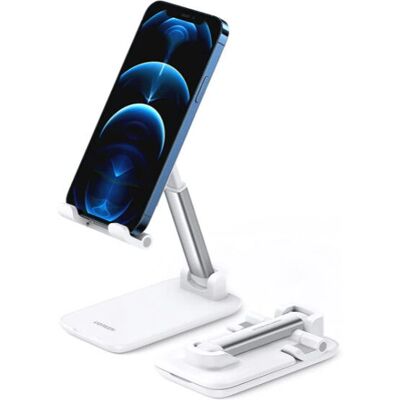 Supporto per Telefono/Tablet Ugreen Bianco - Regolabile e Pieghevole Supporto per Telefono/Tablet Ugreen Bianco - Regolabile e Pieghevole