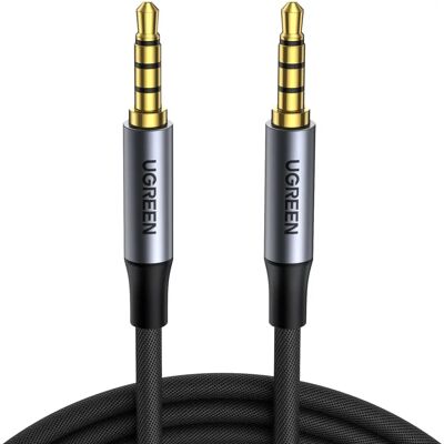 Ugreen AUX-Kabel - 2m, Schwarz, Mini Jack, AUX Ugreen AUX-Kabel - 2m, Schwarz, Mini Jack, AUX