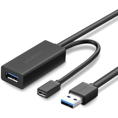 Ugreen USB 3.2 Gen 1 Verlängerungskabel 10m Schwarz Ugreen USB 3.2 Gen 1 Verlängerungskabel 10m Schwarz