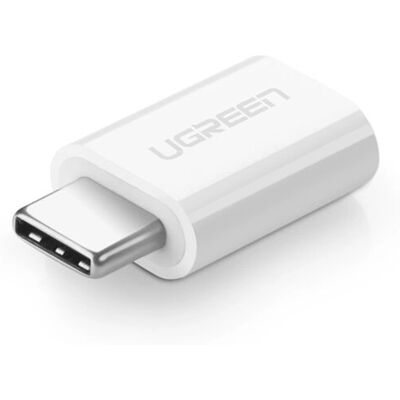 Adaptateur Ugreen US157 USB-C à Micro USB - Blanc, USB 3.1 Adaptateur Ugreen US157 USB-C à Micro USB - Blanc, USB 3.1