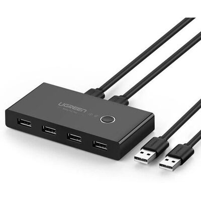 Ugreen 30767 USB 2.0 Rozbočovač a Přepínač - Černý Ugreen 30767 USB 2.0 Rozbočovač a Přepínač - Černý