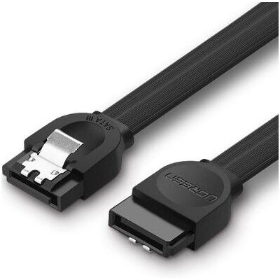 Cavo SATA Ugreen 0,5m - Nero - Supporta SATA III Cavo SATA Ugreen 0,5m - Nero - Supporta SATA III