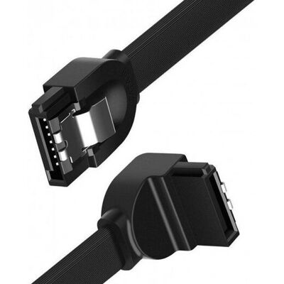 Ugreen SATA Kabel - 0,5m, Modell US217, 90° Winkel, Schwarz - SATA Kabel Ugreen SATA Kabel - 0,5m, Modell US217, 90° Winkel, Schwarz - SATA Kabel