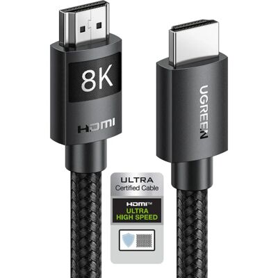 Cabo HDMI 2.1 UGREEN - 8K 4K HDR Ultra High Speed Cabo HDMI 2.1 UGREEN - 8K 4K HDR Ultra High Speed