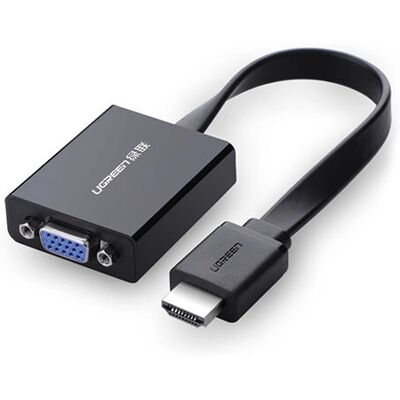 Ugreen HDMI-zu-VGA Adapter 16cm Schwarz Ugreen HDMI-zu-VGA Adapter 16cm Schwarz