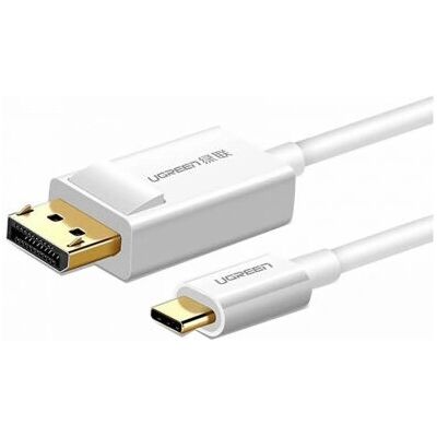Ugreen UGR-40420 DisplayPort-Kabel - 1,5m Weiß Ugreen UGR-40420 DisplayPort-Kabel - 1,5m Weiß