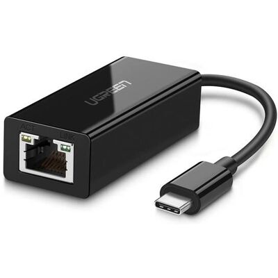 Adaptateur Ethernet USB-C Ugreen 50307 - 1Gbps - Noir - Publicité Adaptateur Ethernet USB-C Ugreen 50307 - 1Gbps - Noir - Publicité