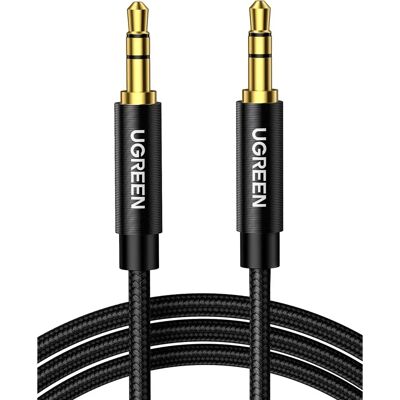 Ugreen Kompakt 3.5mm AUX Kábel - Hangkábel, 2m, Fekete Ugreen Kompakt 3.5mm AUX Kábel - Hangkábel, 2m, Fekete