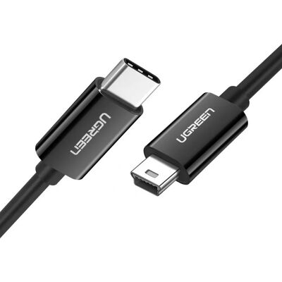 Cavo Ugreen USB-C a Mini-USB 1m - Nero - Cavo USB Cavo Ugreen USB-C a Mini-USB 1m - Nero - Cavo USB
