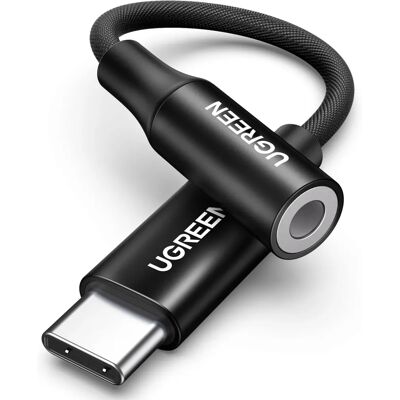Adattatore Ugreen USB-C a mini jack 3.5mm - Nero Adattatore Ugreen USB-C a mini jack 3.5mm - Nero