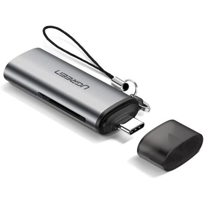 Ugreen 50704 Kartenleser - USB-C, Grau, Unterstützt bis 512GB Ugreen 50704 Kartenleser - USB-C, Grau, Unterstützt bis 512GB