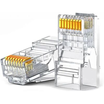 Ugreen 10x RJ45 Cat 6 Netzwerkstecker - Transparent 50961 Ugreen 10x RJ45 Cat 6 Netzwerkstecker - Transparent 50961