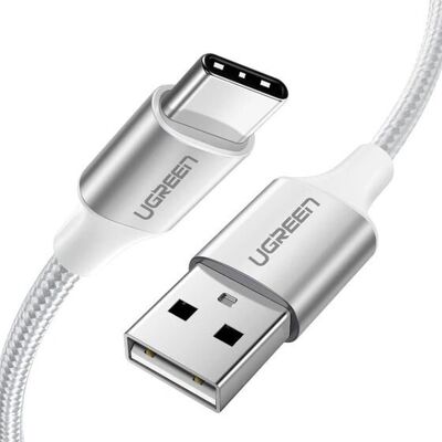 Cavo USB Ugreen 60133 - 2m Bianco - Dati e Carica Cavo USB Ugreen 60133 - 2m Bianco - Dati e Carica