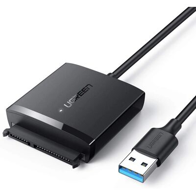 Ugreen USB zu SATA Adapter - Unterstützt 2,5" und 3,5" SSD/HDD - USB 3.2 Gen 1 Ugreen USB zu SATA Adapter - Unterstützt 2,5" und 3,5" SSD/HDD - USB 3.2 Gen 1