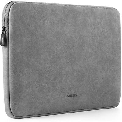 Ugreen Vegansk Läder Notebookfodral - Laptopfodral, Grå Ugreen Vegansk Läder Notebookfodral - Laptopfodral, Grå