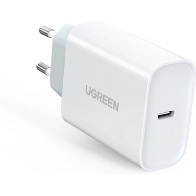 Ugreen 99380611 Chargeur Rapide USB-C 30W - Mobile, Ordinateur Portable, Blanc - Publicité Ugreen 99380611 Chargeur Rapide USB-C 30W - Mobile, Ordinateur Portable, Blanc - Publicité