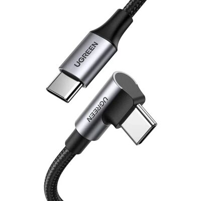 Ugreen 70643 USB-kaapeli - 100W Pikavalo, 1m, Musta/Harmaa Ugreen 70643 USB-kaapeli - 100W Pikavalo, 1m, Musta/Harmaa