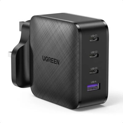 UGREEN 65W USB C Charger 4-Port GaN - Fast Wall Power Adapter UGREEN 65W USB C Charger 4-Port GaN - Fast Wall Power Adapter