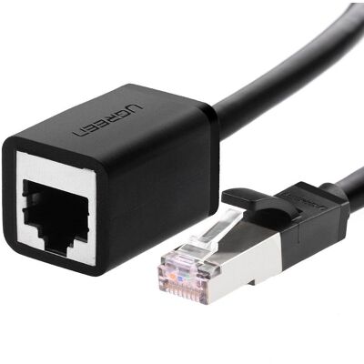 Câble réseau Ugreen 11281 - 2m Cat6 Noir - Publicité Câble réseau Ugreen 11281 - 2m Cat6 Noir - Publicité