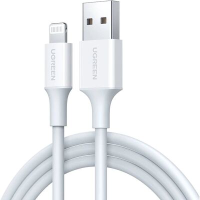 UGREEN US155 USB Lightning-Kabel - 1,5m Weiß - USB Lightning Kabel UGREEN US155 USB Lightning-Kabel - 1,5m Weiß - USB Lightning Kabel