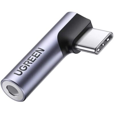 Adattatore audio USB-C Ugreen - Jack 3,5 mm - Nero Adattatore audio USB-C Ugreen - Jack 3,5 mm - Nero