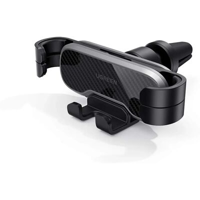 Supporto Telefono Ugreen - Nero - Montaggio su Ventilazione Auto Supporto Telefono Ugreen - Nero - Montaggio su Ventilazione Auto