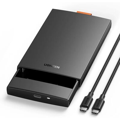 Caixa Externa Ugreen para Disco Rígido - USB 3.1, Thunderbolt 3, SATA 2,5" Caixa Externa Ugreen para Disco Rígido - USB 3.1, Thunderbolt 3, SATA 2,5"