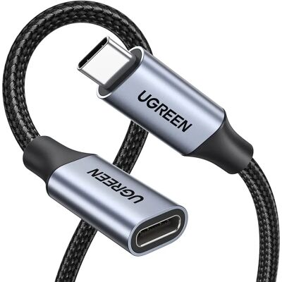 Câble Ugreen US372 USB Type C 3.1 Gen2 Noir - Extension USB - Publicité Câble Ugreen US372 USB Type C 3.1 Gen2 Noir - Extension USB - Publicité