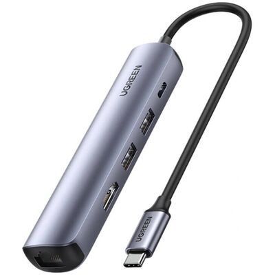 Ugreen Revodok CM418 Hub - HDMI 4K, 2 USB, RJ45, 100W Ugreen Revodok CM418 Hub - HDMI 4K, 2 USB, RJ45, 100W