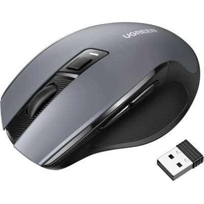 Ugreen Kabellose Maus - 4000 DPI Ergonomisch USB 2.4G - Schwarz - Computerzubehör Ugreen Kabellose Maus - 4000 DPI Ergonomisch USB 2.4G - Schwarz - Computerzubehör