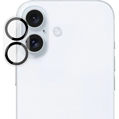 IMAK Objektivabdeckung für iPhone 16/16 Plus - Gehärtetes Glas Kamera Schutz IMAK Objektivabdeckung für iPhone 16/16 Plus - Gehärtetes Glas Kamera Schutz