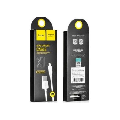 Hoco X1 2m Weiß Kabel - Lightning, Schnellladung Hoco X1 2m Weiß Kabel - Lightning, Schnellladung