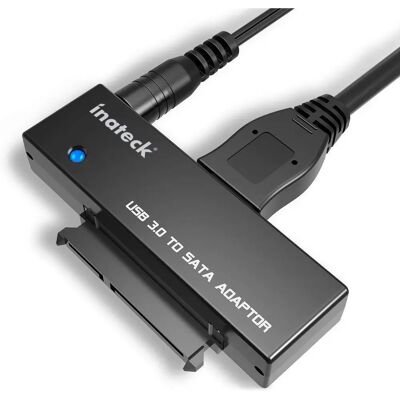 INATECK USB 3.0 para SATA Adaptador - 2,5/3,5 pol. - HDD/SSD - Adapter INATECK USB 3.0 para SATA Adaptador - 2,5/3,5 pol. - HDD/SSD - Adapter