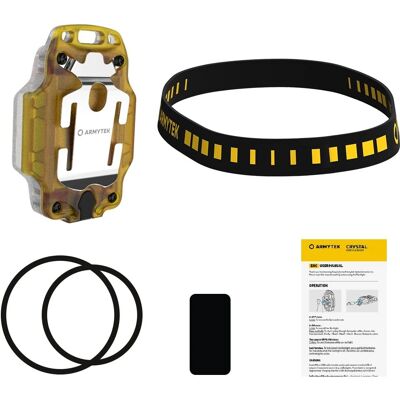 Armytek Crystal Żółta latarka czołowa - Wielofunkcyjna LED latarka Armytek Crystal Żółta latarka czołowa - Wielofunkcyjna LED latarka